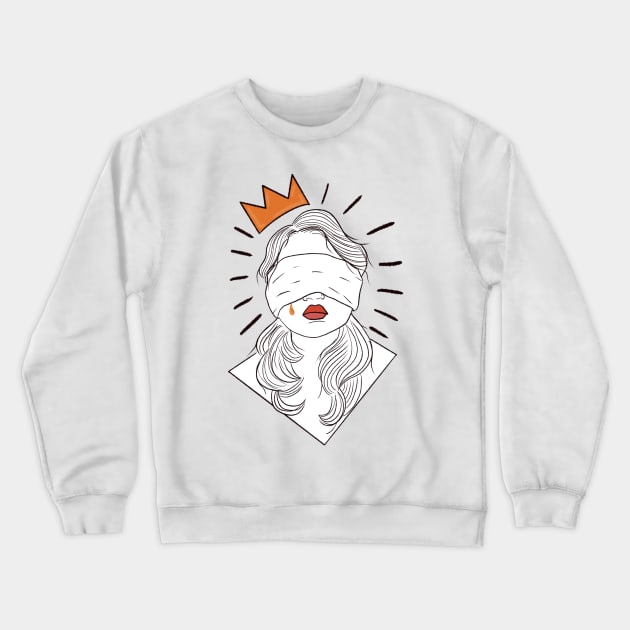 Queen of Nothing Crewneck Sweatshirt by Carpesidera